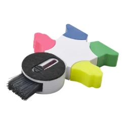 Gift Campaign Evidenziatore in ABS a forma di omino con 4 colori fluorescenti></noscript> Evidenziatori