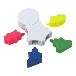 Gift Campaign Evidenziatore in ABS a forma di omino con 4 colori fluorescenti></noscript> Evidenziatori