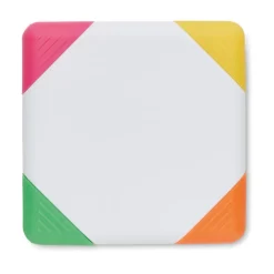 Gift Campaign Evidenziatori promozionali 4 colori in formato stampabile Squared> Evidenziatori