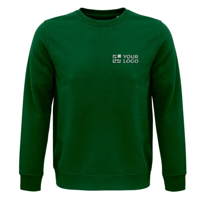 Gift Campaign Felpa con logo personalizzata ecologica girocollo 280 g/m2 SOL'S Comet> Felpe Personalizzate