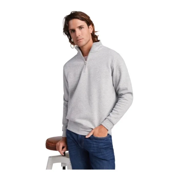 Gift Campaign Felpa con mezza zip in cotone e poliestere da 280 g/m2 Roly> Felpe Personalizzate