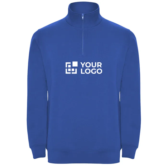 Gift Campaign Felpa con mezza zip in cotone e poliestere da 280 g/m2 Roly> Felpe Personalizzate