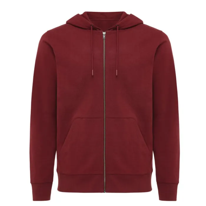 Gift Campaign Felpa con zip slim fit in cotone ecologico da 340 g/m2 Iqoniq> Felpe Personalizzate