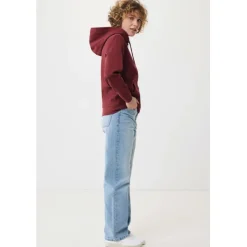 Gift Campaign Felpa con zip slim fit in cotone ecologico da 340 g/m2 Iqoniq><noscript><img width=