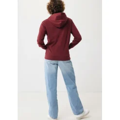 Gift Campaign Felpa con zip slim fit in cotone ecologico da 340 g/m2 Iqoniq><noscript><img width=