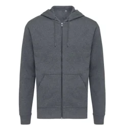 Gift Campaign Felpa con zip slim fit in cotone ecologico da 340 g/m2 Iqoniq><noscript><img width=