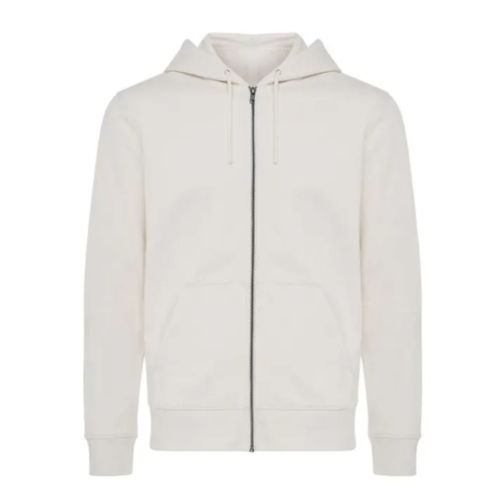 Gift Campaign Felpa con zip slim fit in cotone ecologico da 340 g/m2 Iqoniq> Felpe Personalizzate