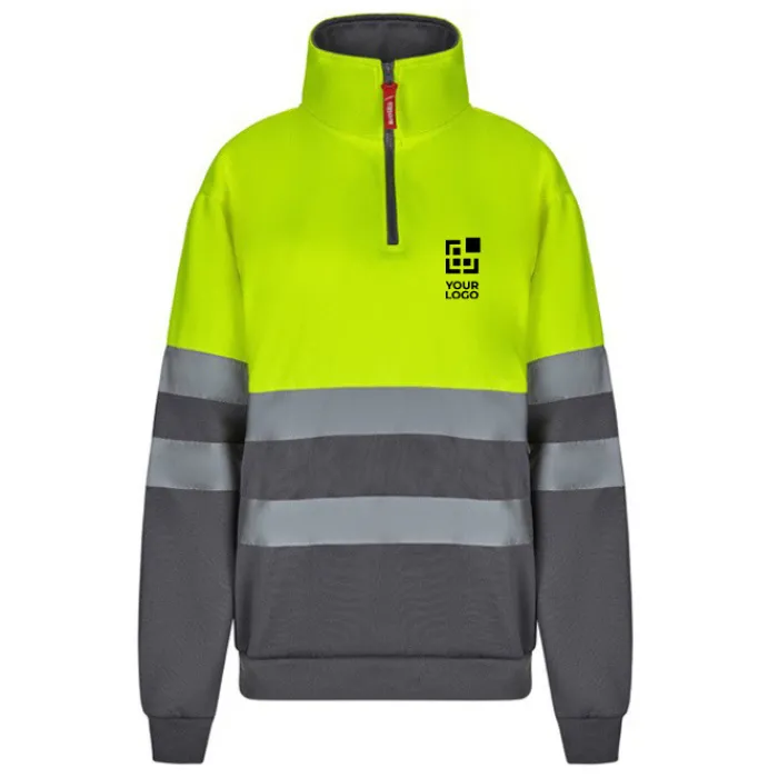 Gift Campaign Felpa lavoro taglie grandi collo alto pile poliestere 300g/m2 Velilla> Pile E Giacchetti Termici