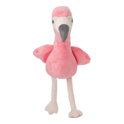 Gift Campaign Fenicottero di peluche personalizzato con etichetta> Peluche