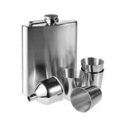 Gift Campaign Fiaschetta da 220 ml con 4 bicchierini da shot da 30 ml ed imbuto></noscript> Altri Utensili Da Cucina