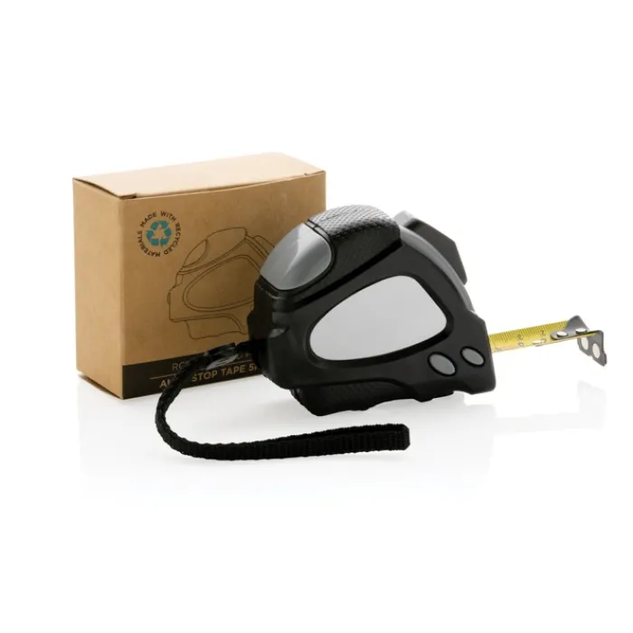 Gift Campaign Flessometro aziendale largo 19mm RCS ergonomico con laccio Measure 5M> Metri