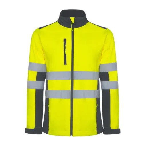 Gift Campaign Giacca da lavoro softshell alta visibilità 320 g/m2 Roly Antares> Giubbotti