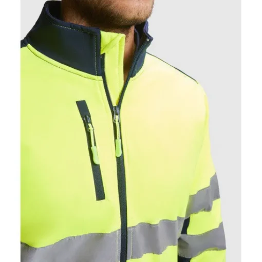 Gift Campaign Giacca da lavoro softshell alta visibilità 320 g/m2 Roly Antares> Giubbotti