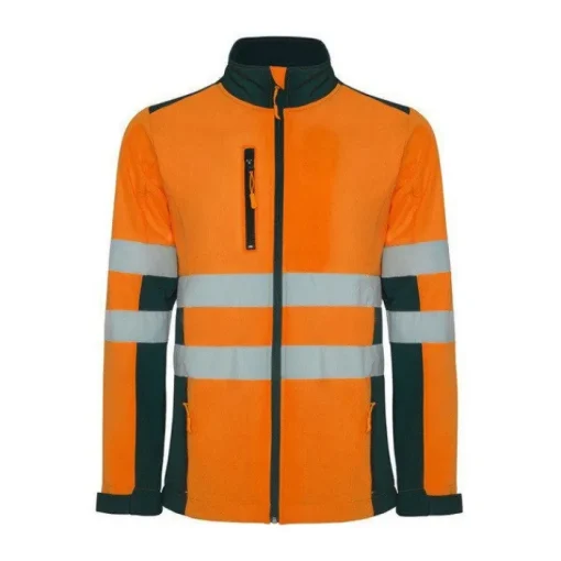 Gift Campaign Giacca da lavoro softshell alta visibilità 320 g/m2 Roly Antares> Giubbotti