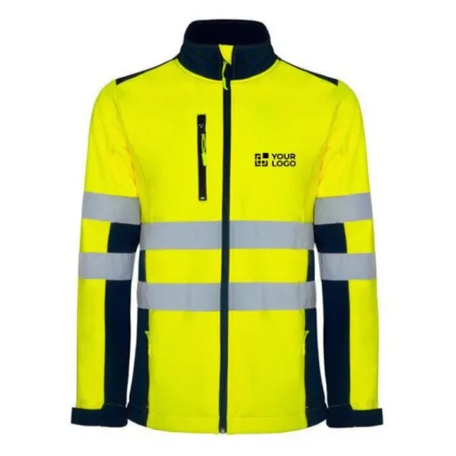 Gift Campaign Giacca da lavoro softshell alta visibilità 320 g/m2 Roly Antares> Giubbotti