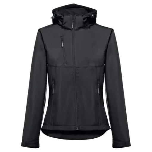 Gift Campaign Giacca softshell con cappuccio da donna poliestere 280 g/m2 THC Zagreb> Giubbotti