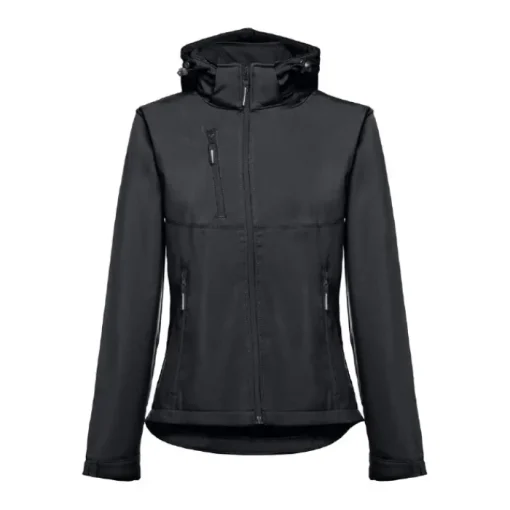 Gift Campaign Giacca softshell con cappuccio da donna poliestere 280 g/m2 THC Zagreb> Giubbotti