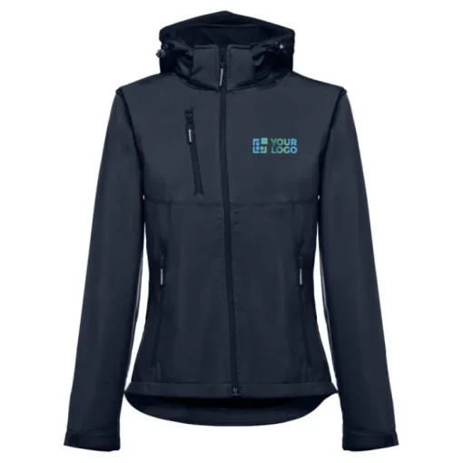 Gift Campaign Giacca softshell con cappuccio da donna poliestere 280 g/m2 THC Zagreb> Giubbotti