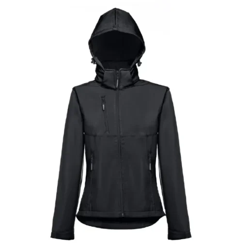 Gift Campaign Giacca softshell con cappuccio da donna poliestere 280 g/m2 THC Zagreb> Giubbotti