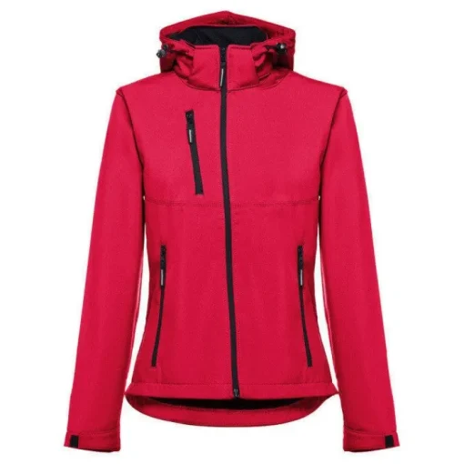 Gift Campaign Giacca softshell con cappuccio da donna poliestere 280 g/m2 THC Zagreb> Giubbotti