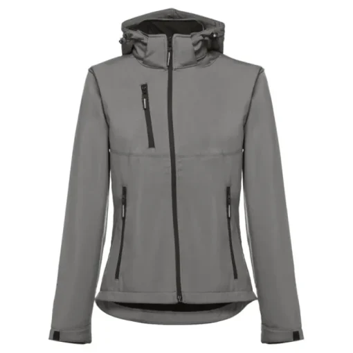 Gift Campaign Giacca softshell con cappuccio da donna poliestere 280 g/m2 THC Zagreb> Giubbotti