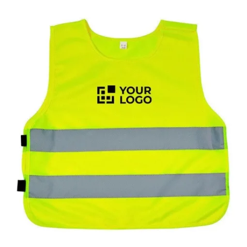 Gift Campaign Gilet alta visibilità per bimbi dai 7 ai 12 anni chiusura in velcro RFX> Gilet Alta Visibilità
