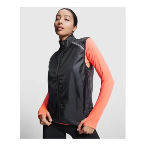 Gift Campaign Gilet da corsa unisex antivento e traspirante poliestere 70g/m² Roly> Smanicati