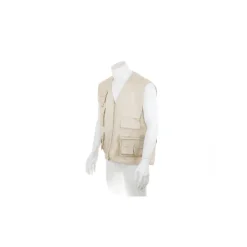 Gift Campaign Gilet da lavoro con molte tasche in cotone e poliestere MKT Soviet></noscript> Smanicati