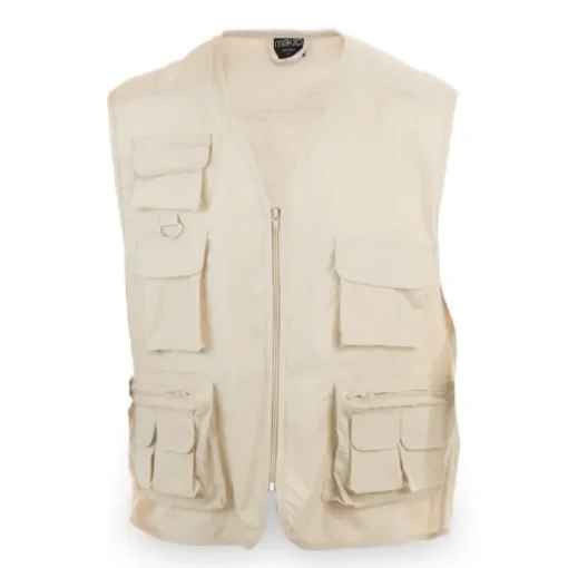 Gift Campaign Gilet da lavoro con molte tasche in cotone e poliestere MKT Soviet> Smanicati
