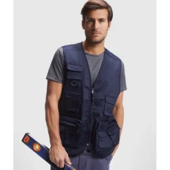 Gift Campaign Gilet da lavoro con tasche in cotone e poliestere 200g/m2 Roly Venera></noscript> Smanicati