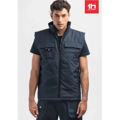 Gift Campaign Gilet da lavoro in poliestere oxford 170g/m2 con 6 tasche THC Stockholm> Smanicati