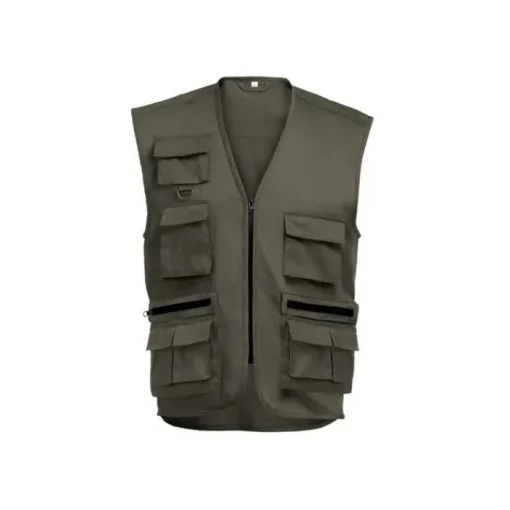 Gift Campaign Gilet da lavoro multitasche 200 g/m2 in poliestere e cotone THC PIXEL> Smanicati