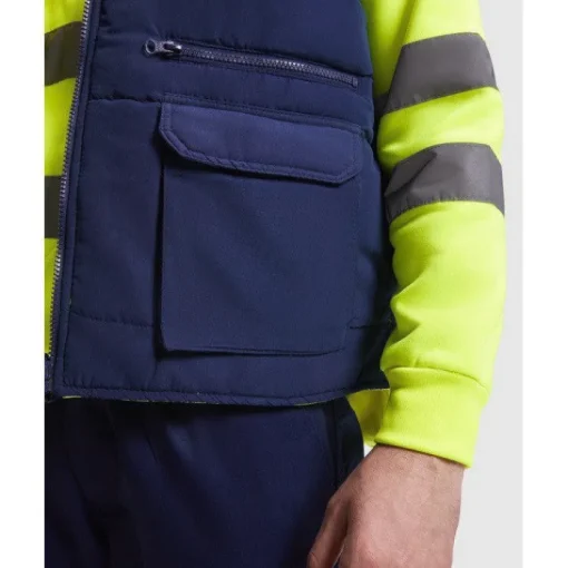 Gift Campaign Gilet da lavoro reversibile ad alta visibilità 450 g/m2 Roly Persei> Gilet Alta Visibilità