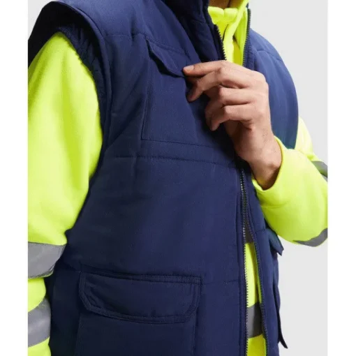 Gift Campaign Gilet da lavoro reversibile ad alta visibilità 450 g/m2 Roly Persei> Gilet Alta Visibilità
