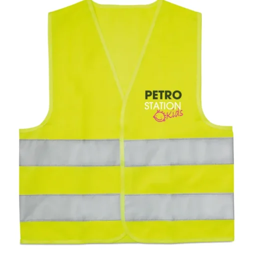 Gift Campaign Gilet per bambini con 2 bande rifrangenti Alta Visibilità Mini> Gilet Alta Visibilità