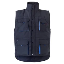 Gift Campaign Gilet imbottito da lavoro con 7 tasche in poliestere 120 g/m2 Velilla></noscript> Smanicati