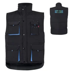Gift Campaign Gilet imbottito da lavoro con 7 tasche in poliestere 120 g/m2 Velilla></noscript> Smanicati