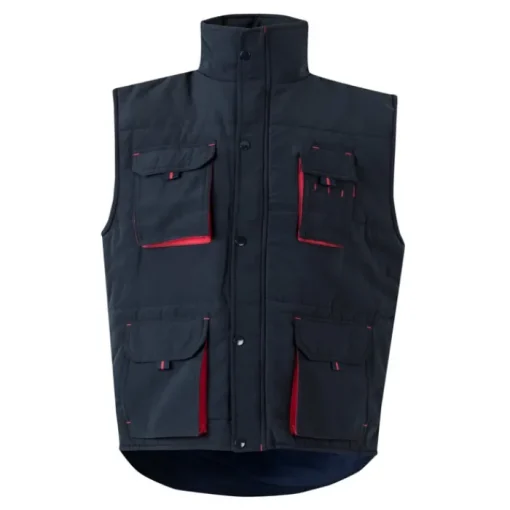 Gift Campaign Gilet imbottito da lavoro con 7 tasche in poliestere 120 g/m2 Velilla> Smanicati