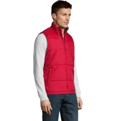 Gift Campaign Gilet imbottito impermeabile con esterno in poliammide 210T SOL'S Warm></noscript> Smanicati
