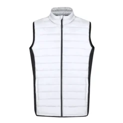 Gift Campaign Gilet imbottito in soft shell e poliestere con fianco e dettagli neri><noscript><img width=