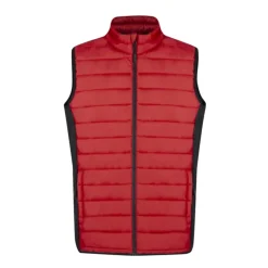 Gift Campaign Gilet imbottito in soft shell e poliestere con fianco e dettagli neri><noscript><img width=