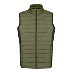 Gift Campaign Gilet imbottito in soft shell e poliestere con fianco e dettagli neri><noscript><img width=