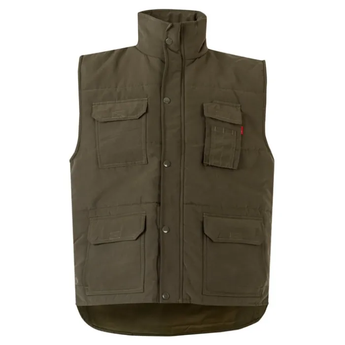 Gift Campaign Gilet multitasche imbottito in poliestere 220 g/m2 Velilla> Smanicati
