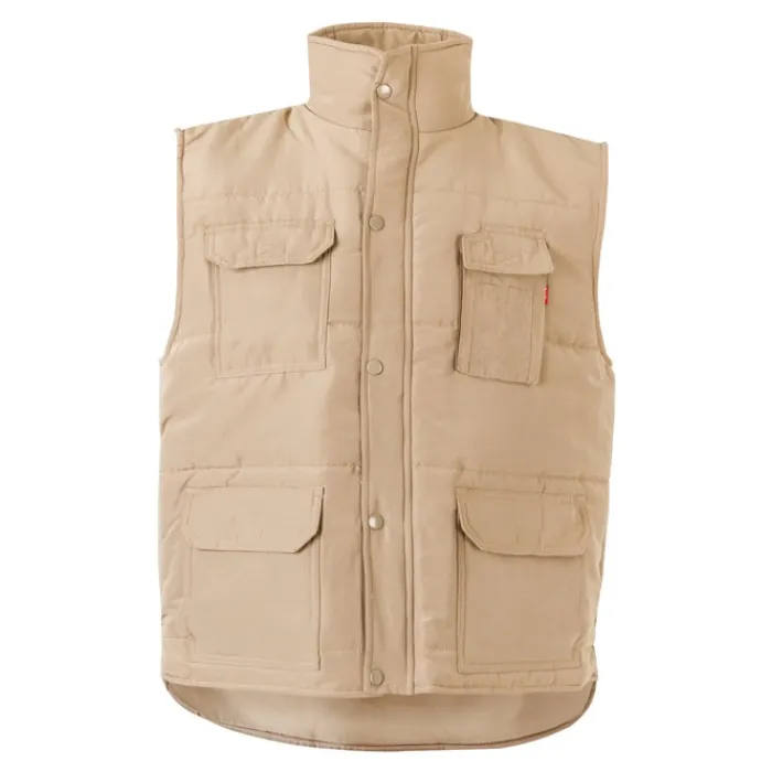 Gift Campaign Gilet multitasche imbottito in poliestere 220 g/m2 Velilla> Smanicati