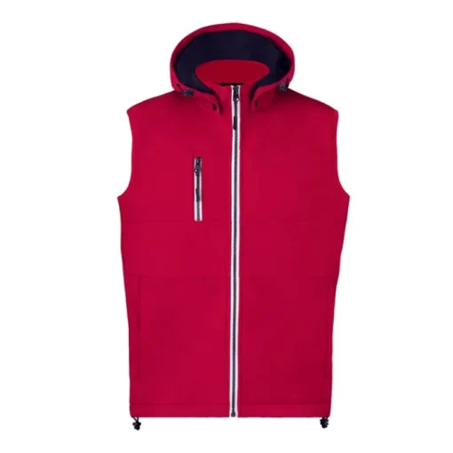 Gift Campaign Gilet soft shell con cappuccio e interno in micropile 300 g/m2> Smanicati