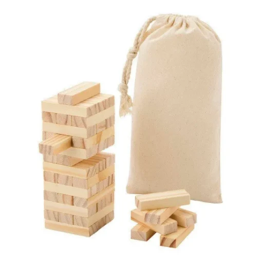 Gift Campaign Gioco di estrazione blocchi in legno ideale per famiglia e amici> Giochi E Passatempo