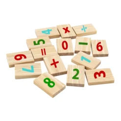 Gift Campaign Gioco educativo con numeri in legno in sacchetto di cotone Numbers> Regali Per Bambini|Giochi E Passatempo