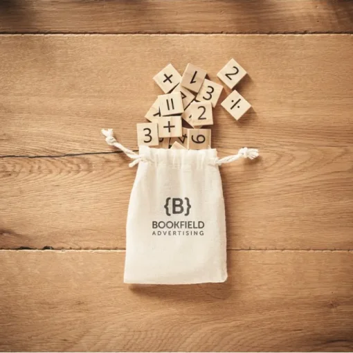 Gift Campaign Gioco educativo in legno per tabelline in sacchetto di cotone EduCount> Giochi E Passatempo