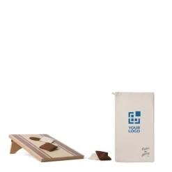 Gift Campaign Gioco promozionale Cornhole in legno con sacchetti in tela></noscript> Giochi E Passatempo