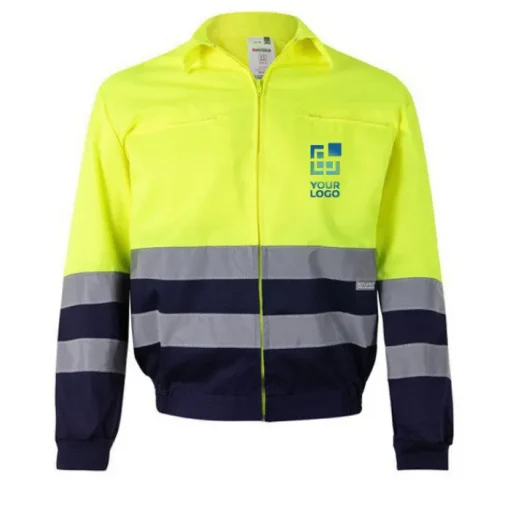 Gift Campaign Giubbino da lavoro bicolore in cotone e poliestere 210 g/m2 Velilla> Giubbotti
